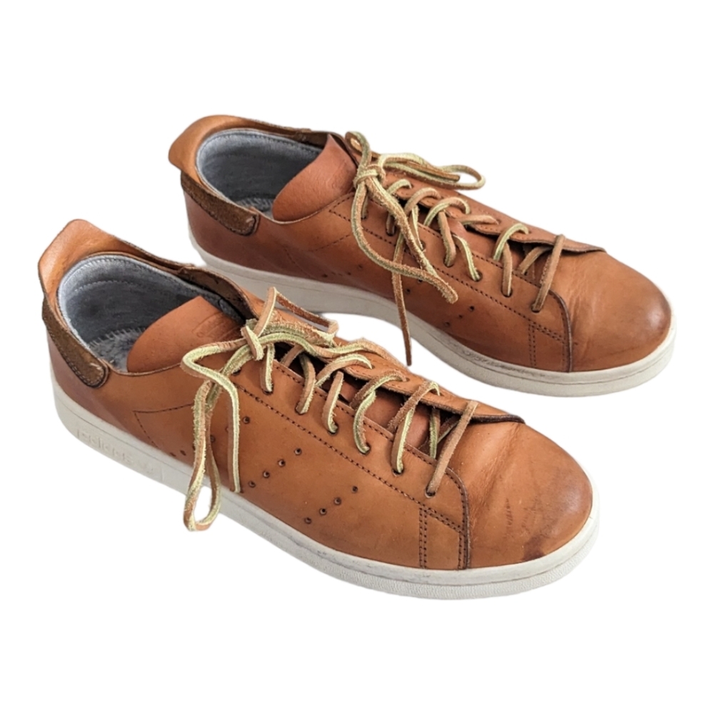 Limited Edition Adidas Stan Smith Q16513 Tan Men's US 7.5 Leather Sneaker Q16513